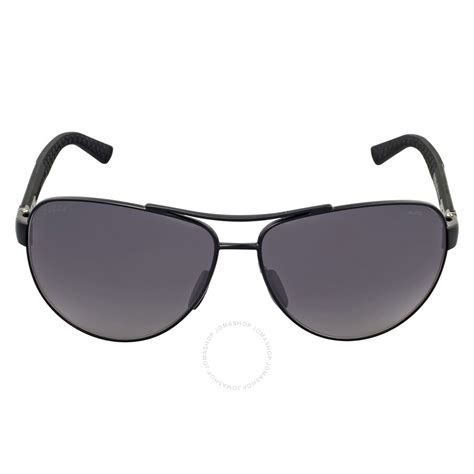 Gucci Pilot Grey Gradient Men's Sunglasses 